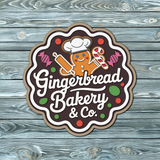 Gingerbread Bakery and Co Door Hanger SVG