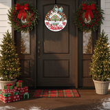 Merry Christmas Gingerbread House Door Hanger - DIY Unfinished Kit - Lvl 2