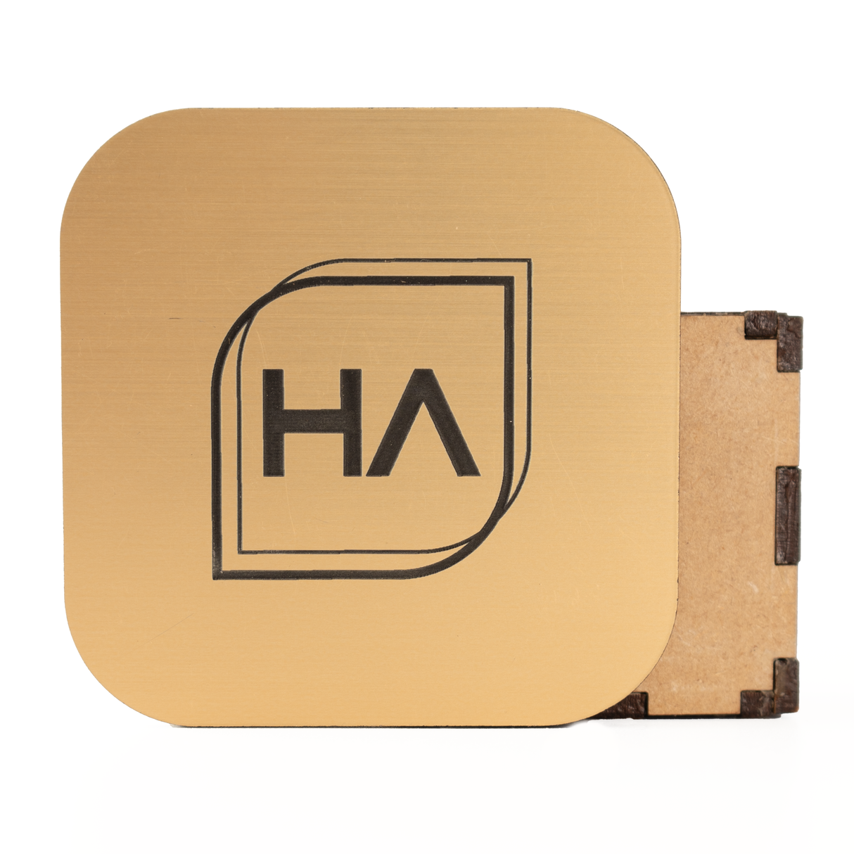 1/8" Two Tone Gold/Black Acrylic Sheet