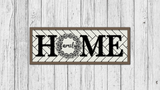 Master It Exclusive! HOME the family Wreath Herringbone Sign SVG