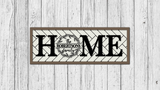 Master It Exclusive! HOME the family Wreath Herringbone Sign SVG