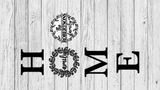 Master It Exclusive! Personalized HOME the family Wreath Porch Leaner SVG