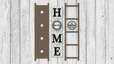 Master It Exclusive! Personalized HOME the family Wreath Small Ladder SVG