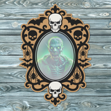 Halloween Haunted Mirror Door Hanger - DIY Unfinished Kit - Lvl 2