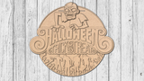 Halloween Trick Or Treat Zombie Door Hanger - LEVEL 2