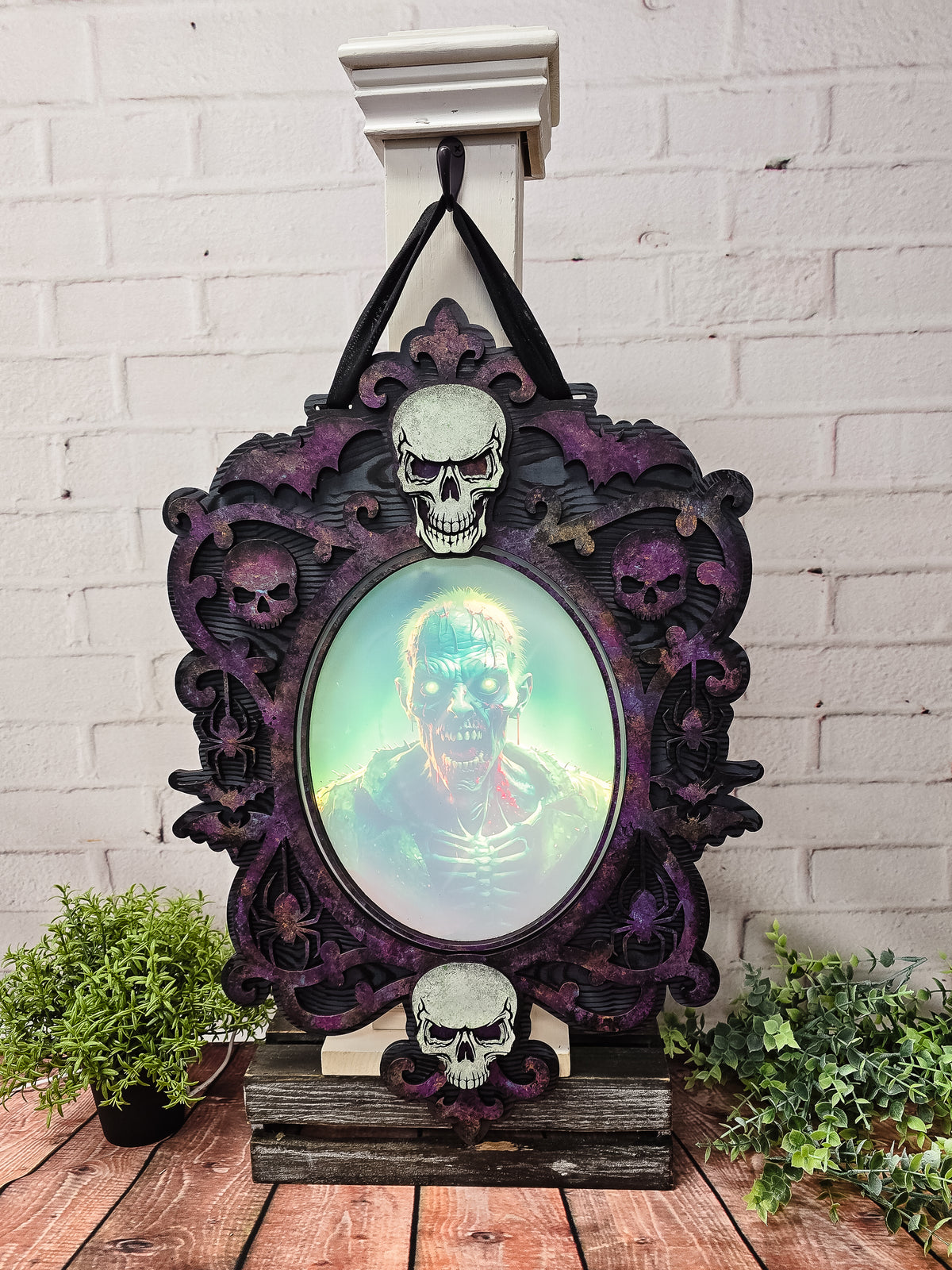 Halloween Haunted Mirror Door Hanger - DIY Unfinished Kit - Lvl 2 – Kim ...