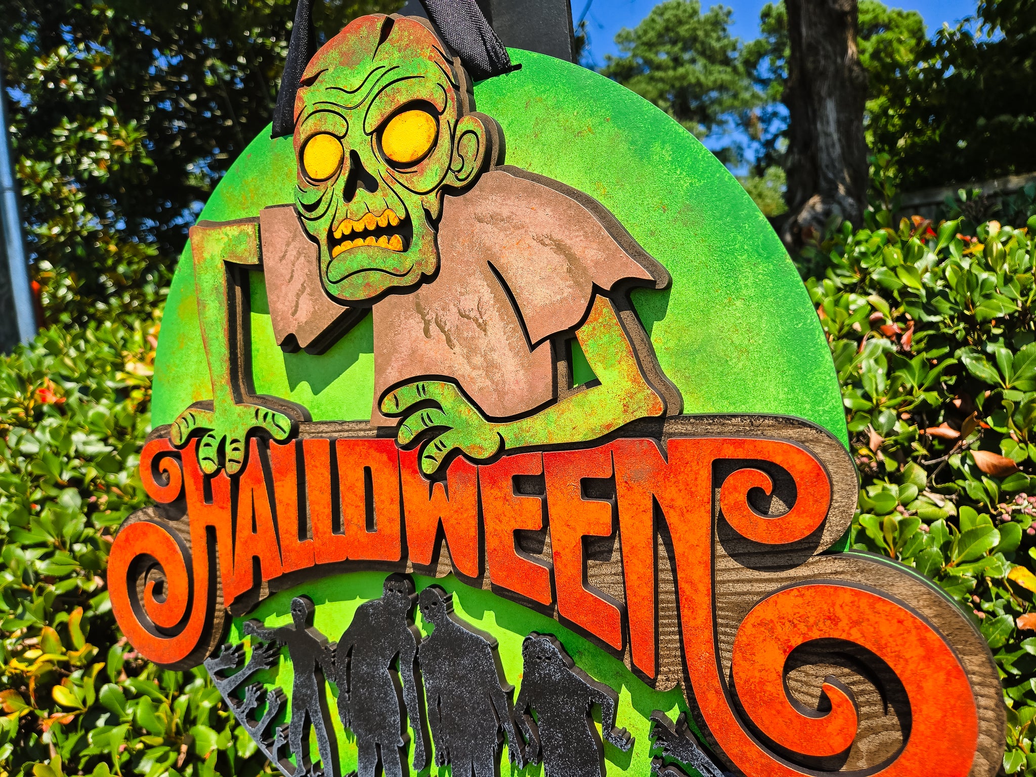 Halloween Zombie 2 Door Hanger SVG – Kim & Garrett Make It!