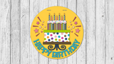 Happy Birthday Door Hanger SVG
