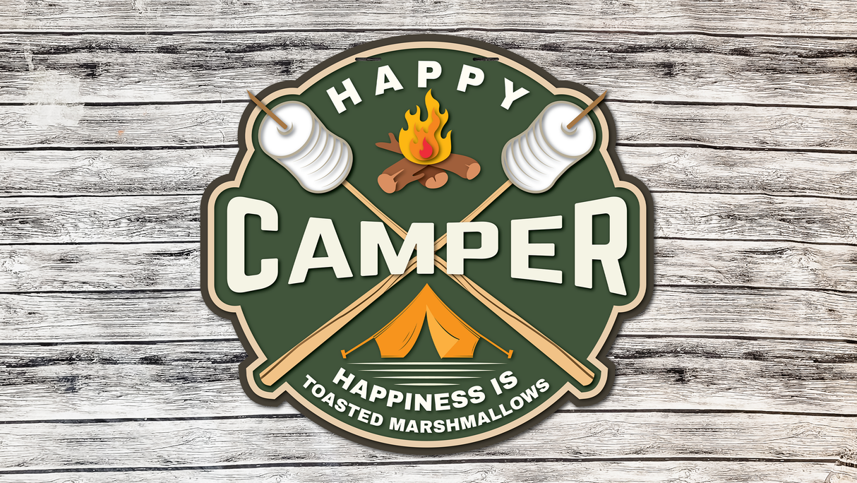 Camping Marshmallow Sticks Door Hanger - Lvl 2