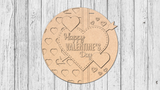 Happy Valentines Day Hearts Arrow Door Hanger - LEVEL 2