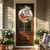 Hello Fall Desert Door Hanger SVG