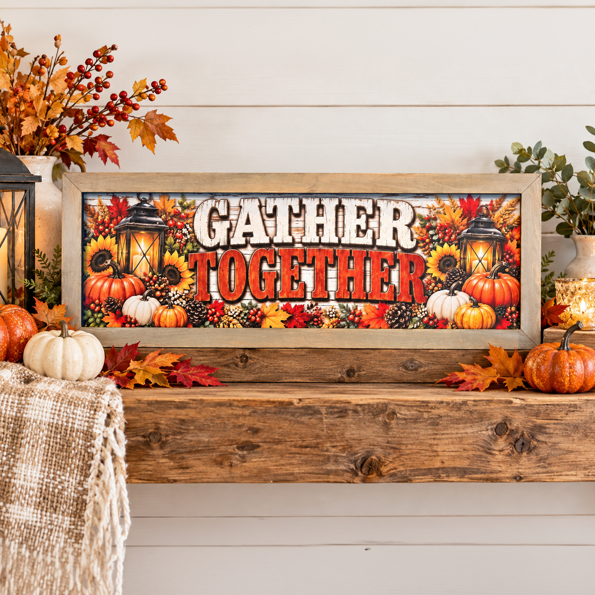 Interchangeable Rectangle Wall Sign - Finished