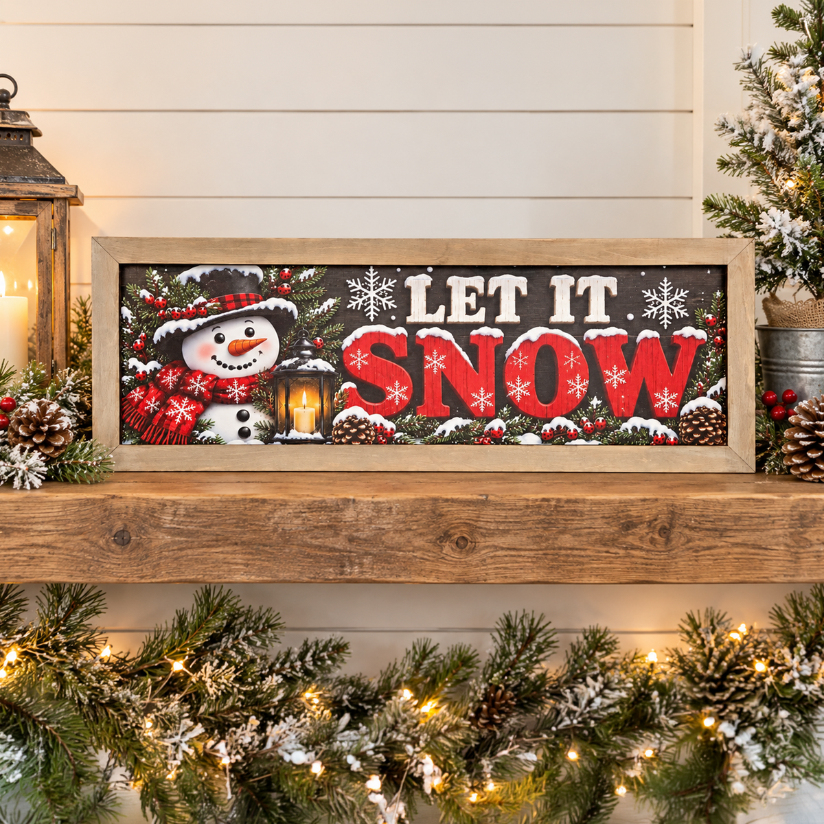 Interchangeable Rectangle Wall Sign - Finished