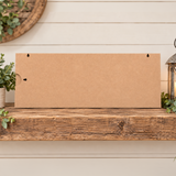 Interchangeable Rectangle Wall Sign - Finished