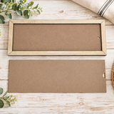 Interchangeable Rectangle Wall Sign SVG + 24 Printable Seasonal Inserts