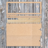 Interchangeable Rectangle Wall Sign SVG + 24 Printable Seasonal Inserts