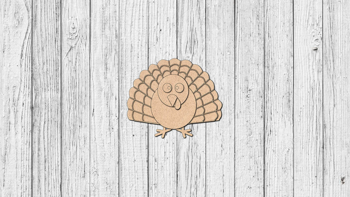 Interchangeable Welcome Porch Leaner - Turkey - Unfinished Accent
