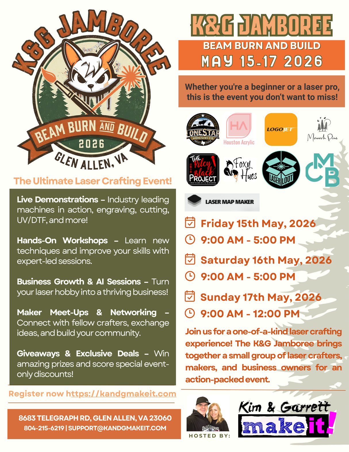 K&G Jamboree 2026 - Featured Maker