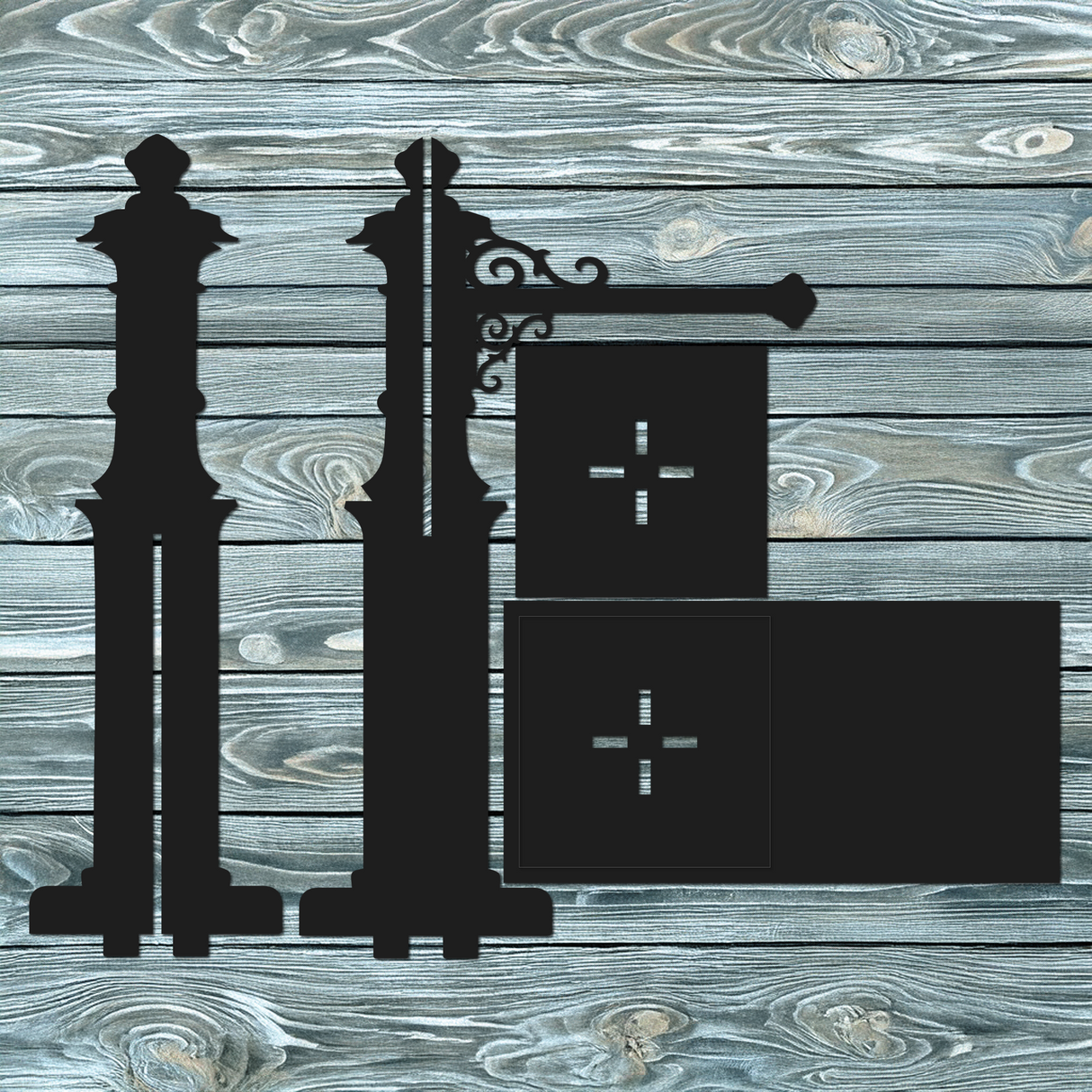 Master It Exclusive! Large Hanging Sign Posts SVG