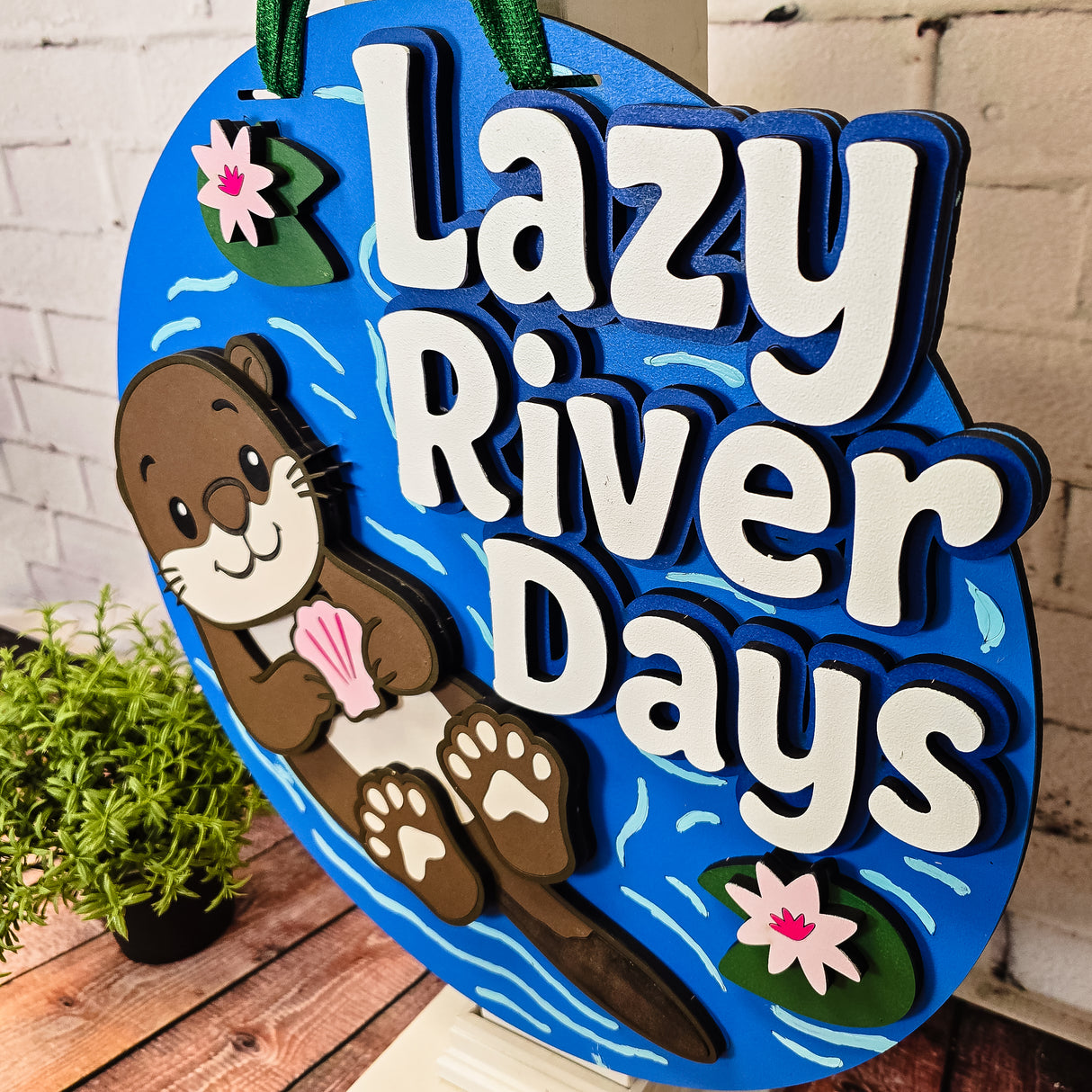 Lazy River Days Otter Door Hanger - Lvl 3