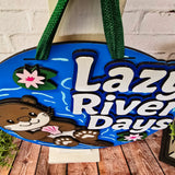 Lazy River Days Otter Door Hanger - Lvl 3