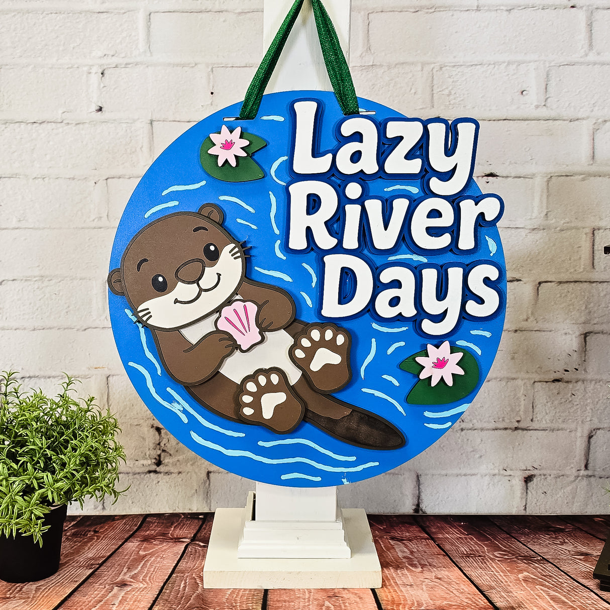 Lazy River Days Otter Door Hanger - Lvl 3