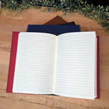 Laserable Leatherette A5 Journal Blank | 80-Sheet Hardcover Notebook