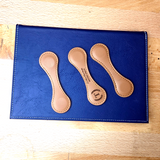 Laserable Leatherette Magnetic Bookmark Blank | Fold-Over Page Marker