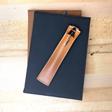 Laserable Leatherette Pen Sleeve Blank | Elastic Notebook Pen Holder