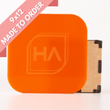 1/8" Orange Cast Acrylic Sheet