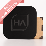 1/8" Black Matte One Side / Shiny One Side Cast Acrylic Sheet