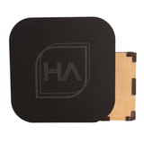 1/4" Black Matte One Side Shiny One Side Cast Acrylic Sheet