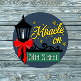 Miracle on 34th Street Door Hanger SVG