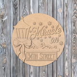 Miracle on 34th Street Door Hanger - DIY Unfinished Kit - Lvl 2