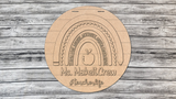 Personalized Teacher Classroom Rainbow Door Hanger - LEVEL 2