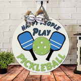 Happy People Play Pickleball - Finished