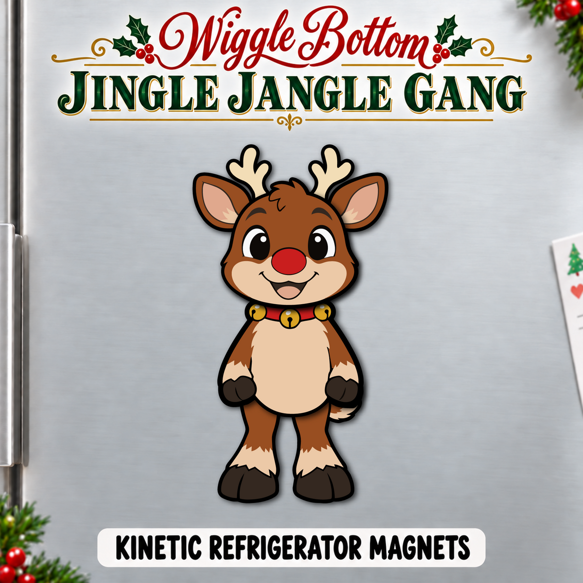 Wiggle Bottom Jingle Jangle Gang | Kinetic Fridge Magnet File Bundle