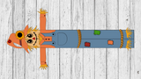 Large Scarecrow Vertical Porch Leaner DIY Unfinished Kit