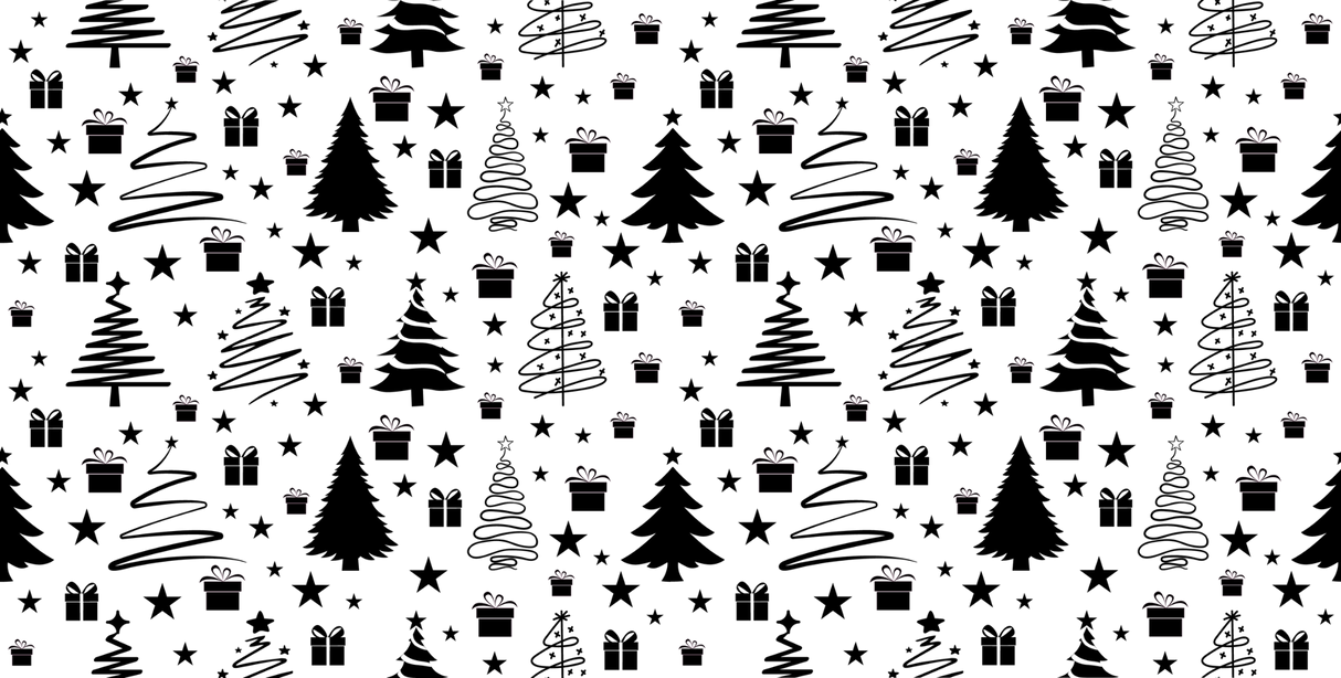 Holiday Trees Seamless Pattern