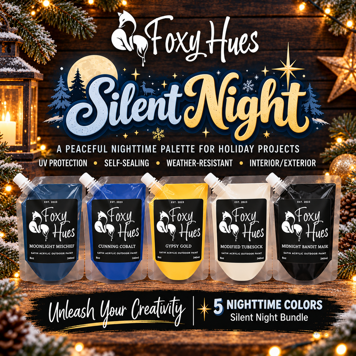 Foxy Hues Paints - Silent Night Palette Bundle