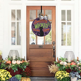 Something Wicked This Way Comes Door Hanger - Finished