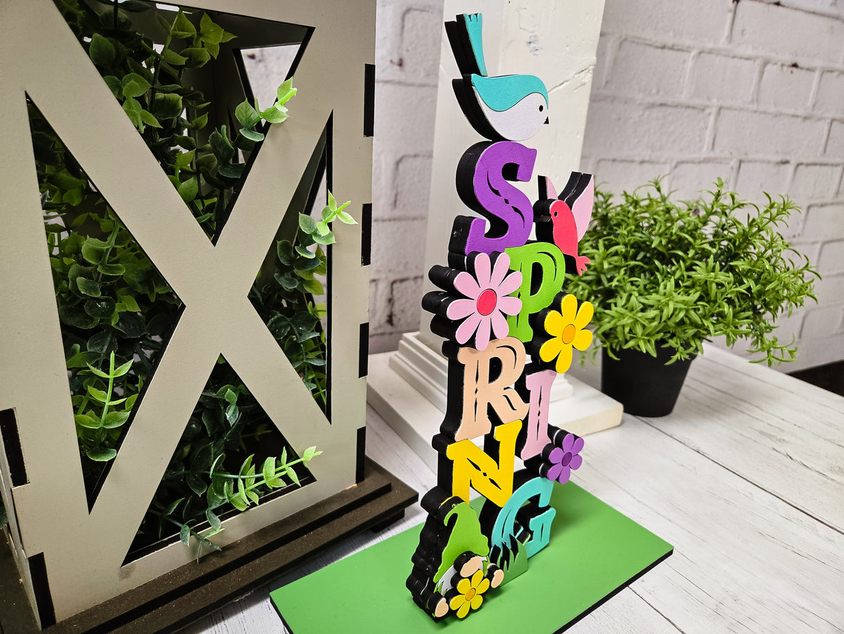 Spring Tabletop Stander with Gnome - LEVEL 2