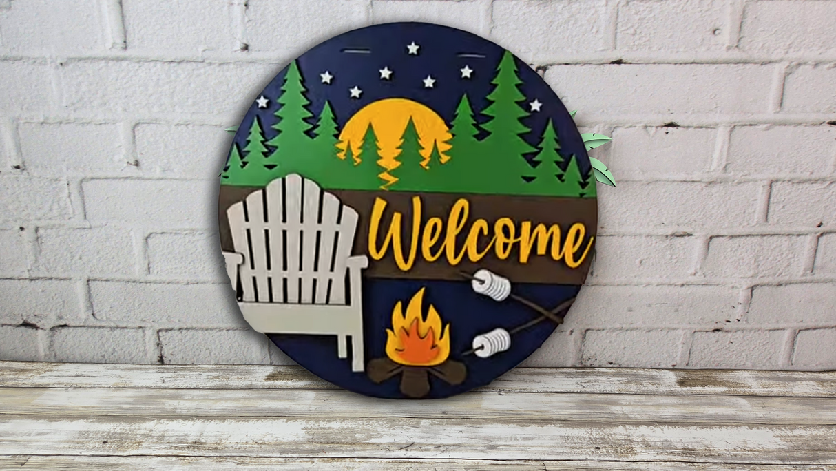 Starry Nights & Campfires Door Hanger - Lvl 2