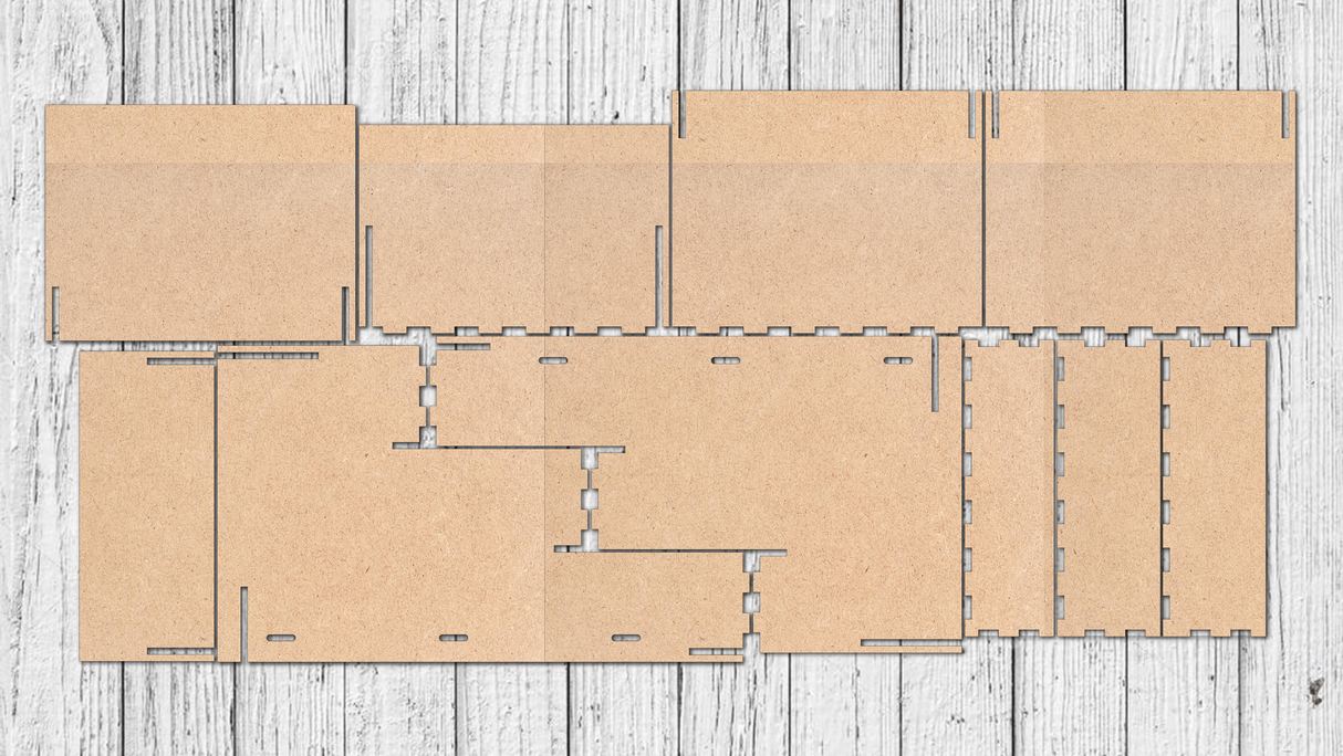 Portable Tabletop Door Corner Display Stand SVG (Digital File Only)