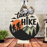 Take a Hike Door Hanger - Finished