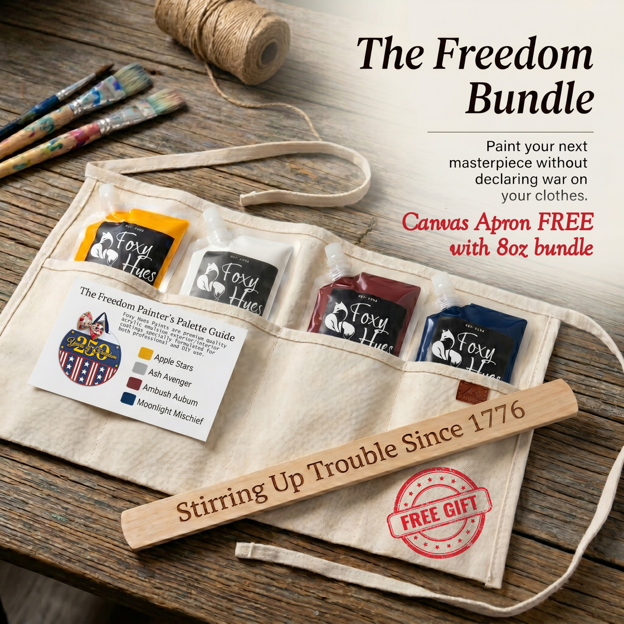 Foxy Hues Paint - Freedom Bundle - LIMITED EDITION w/ Free Gift!