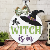 The WITCH Is In Door Hanger SVG