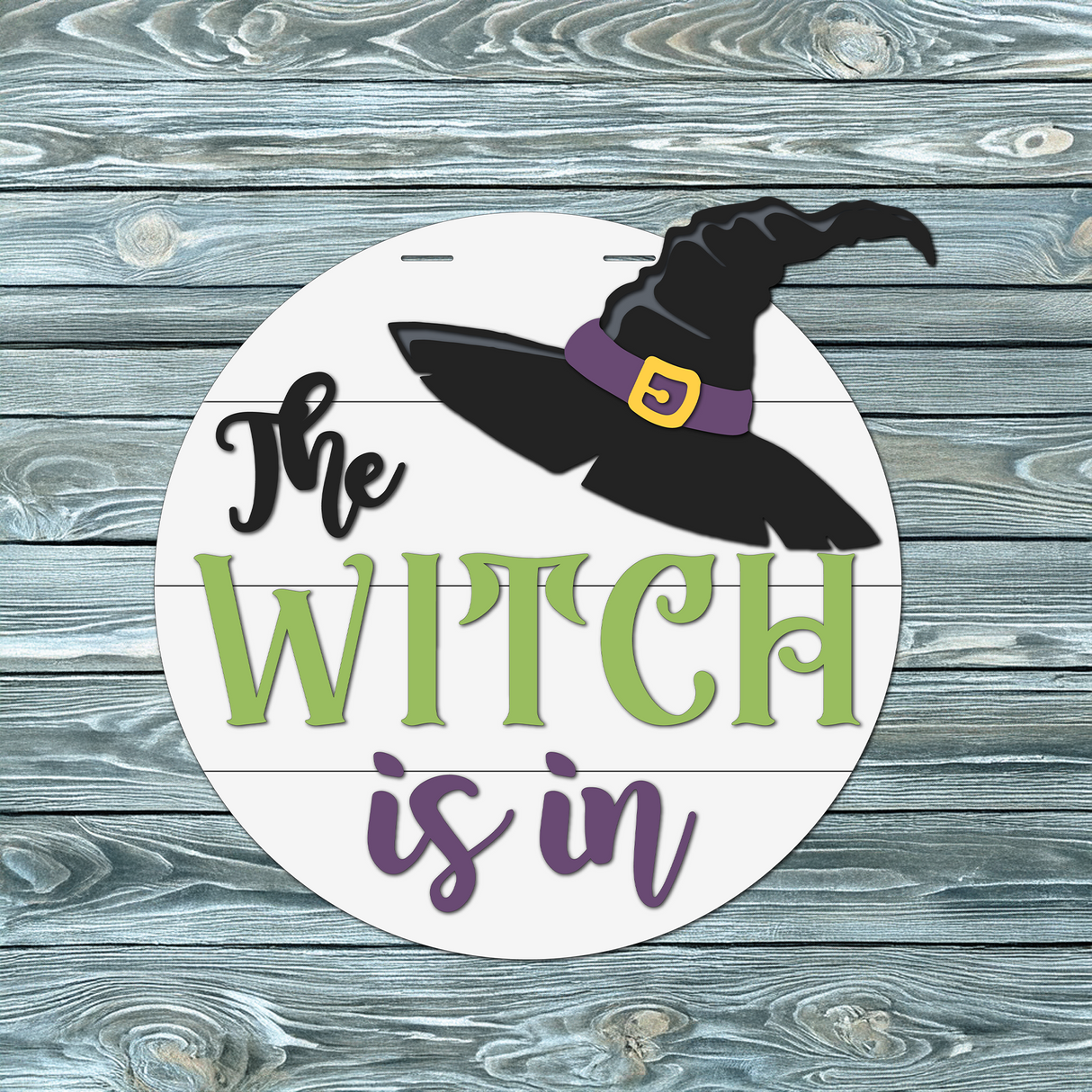 The WITCH Is In Door Hanger SVG