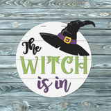 The WITCH Is In Door Hanger SVG