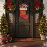 24inch Tall Tis the Season Stocking Door Hanger - Lvl 2